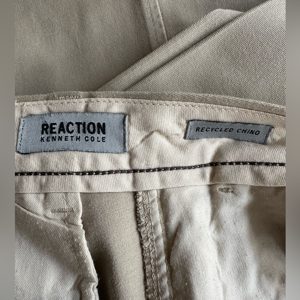 Kenneth Cole Reaction Khaki Dress Pants 32x29 - Picture 6 of 6